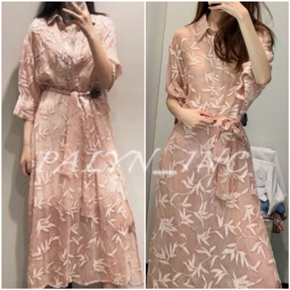 ❤️❤️ZARA BELTED EMBROIDERED TUNIC DRESS - Picture 3 of 7